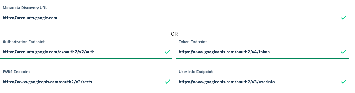 Idp openid config