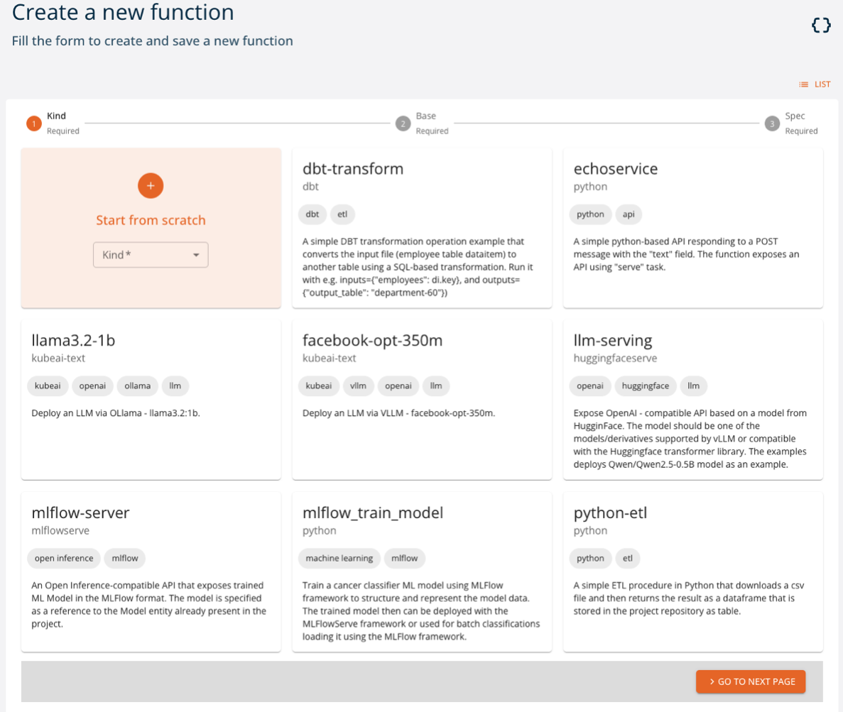 Function form