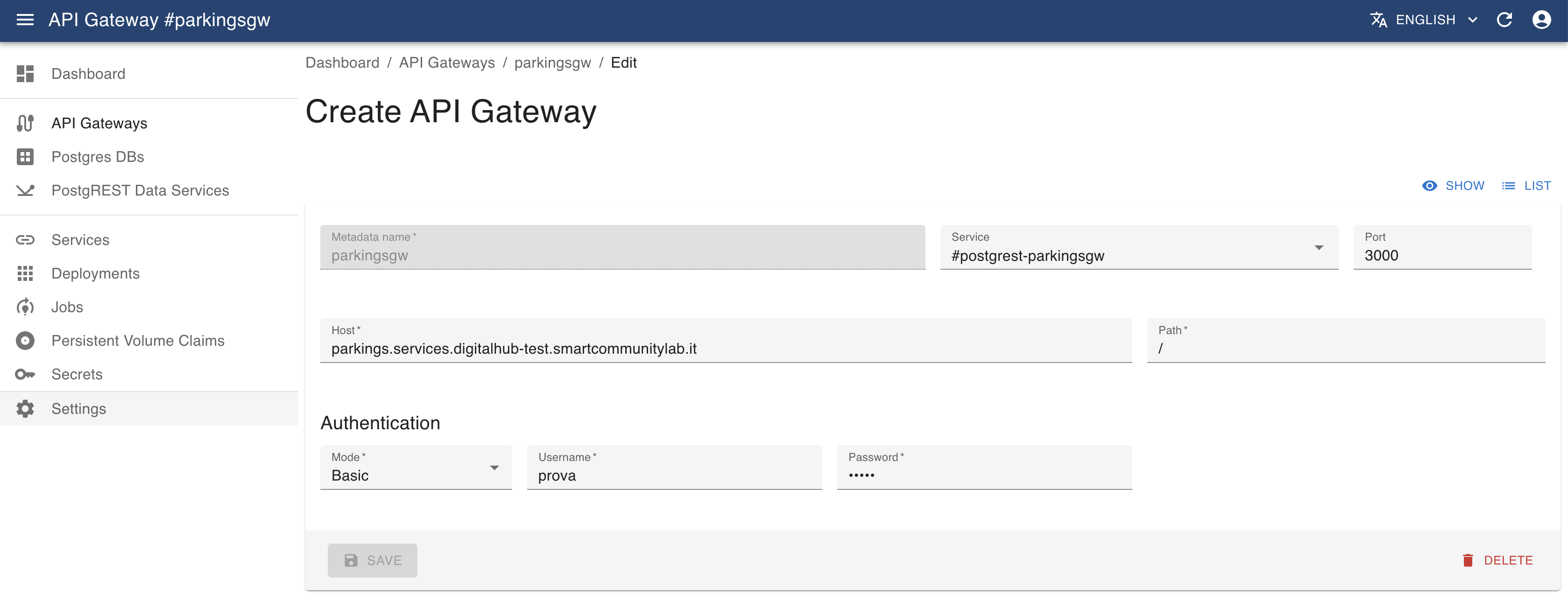 KRM API gateway create image