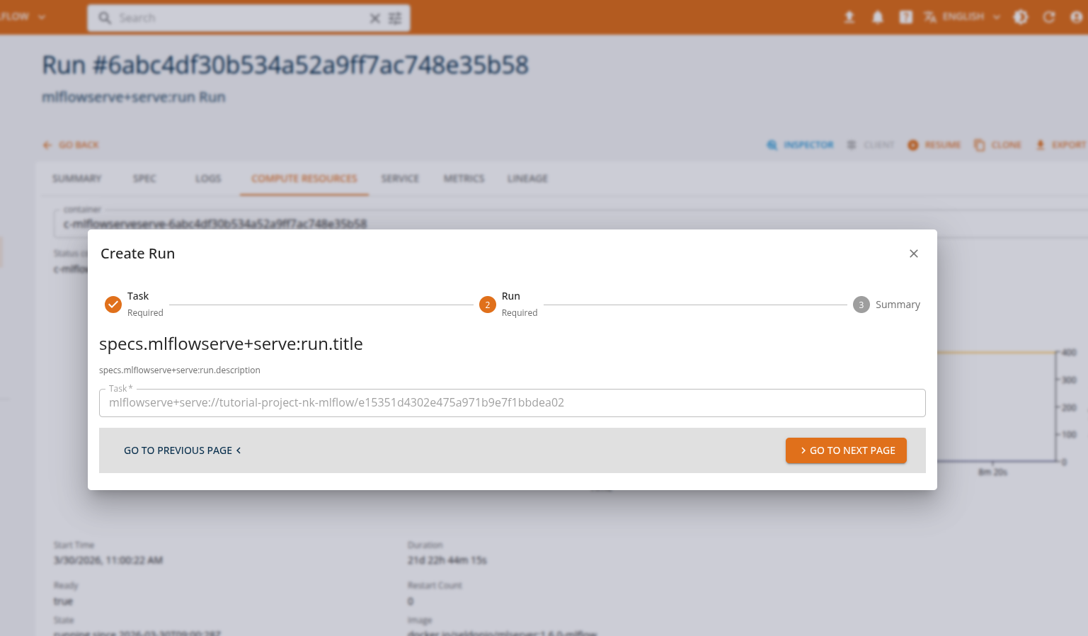 configure model